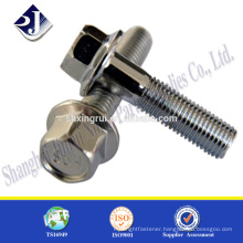 High strength made in China flange bolt A2-80 hex flange bolt stainless steel flange bolts